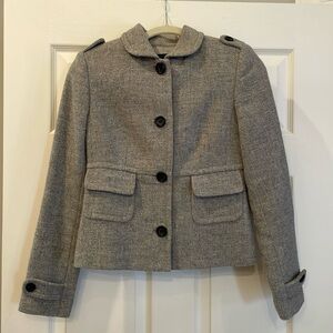 Banana Republic wool cropped jacket | size XS